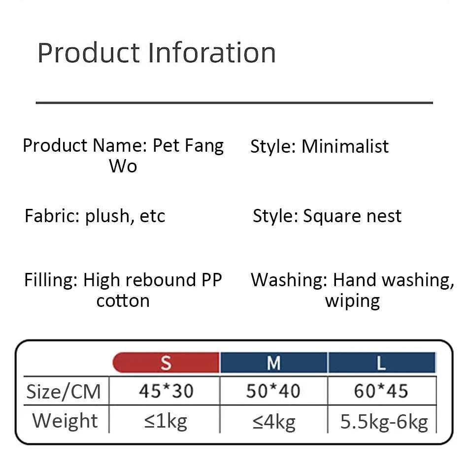 Cozy Pet Bed for Cats & Dogs