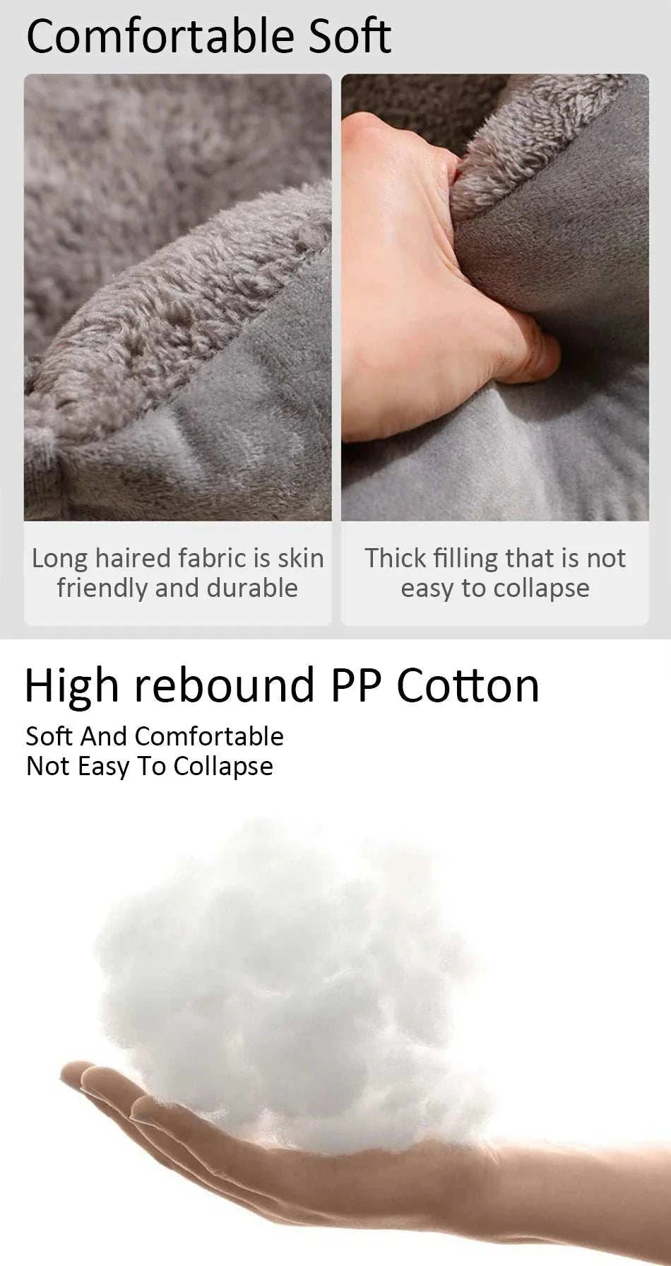 Cozy Pet Bed for Cats & Dogs