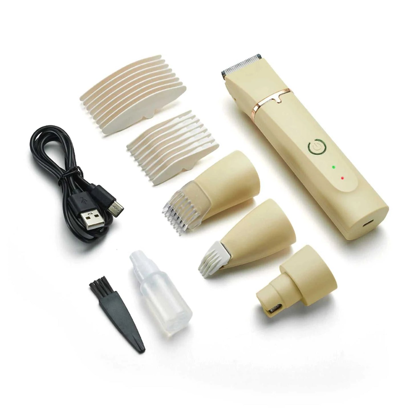 Professional 4-in-1 Electric Pet Grooming Tool Set