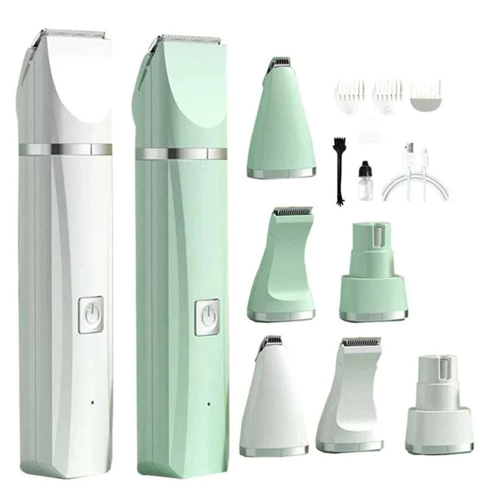 Professional 4-in-1 Electric Pet Grooming Tool Set